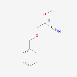 3-(Benzyloxy)-2-methoxypropanenitrile