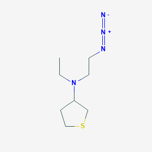 molecular formula C8H16N4S B1490359 N-(2-azidoethyl)-N-ethyltetrahydrothiophen-3-amine CAS No. 2097984-49-9