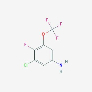 3-Chloro-4-fluoro-5-(trifluoromethoxy)aniline