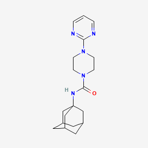 molecular formula C19H27N5O B14903635 N-adamantanyl(4-pyrimidin-2-ylpiperazinyl)carboxamide 