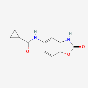 n-(2-Oxo-2,3-dihydrobenzo[d]oxazol-5-yl)cyclopropanecarboxamide