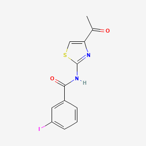 molecular formula C12H9IN2O2S B14903661 n-(4-Acetylthiazol-2-yl)-3-iodobenzamide 