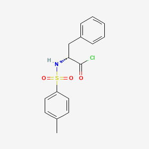 molecular formula C16H16ClNO3S B14903665 Tosyl-D-phenylalaninoyl chloride 