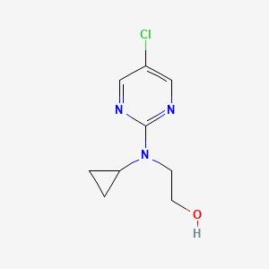 2-((5-Chloropyrimidin-2-yl)(cyclopropyl)amino)ethan-1-ol