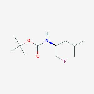 molecular formula C11H22FNO2 B14903697 (S)-tert-Butyl (1-fluoro-4-methylpentan-2-yl)carbamate 