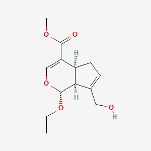 molecular formula C13H18O5 B14903704 Methyl (1R,4aS,7aS)-1-ethoxy-7-(hydroxymethyl)-1,4a,5,7a-tetrahydrocyclopenta[c]pyran-4-carboxylate 