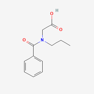 molecular formula C12H15NO3 B14903721 n-Benzoyl-n-propylglycine 