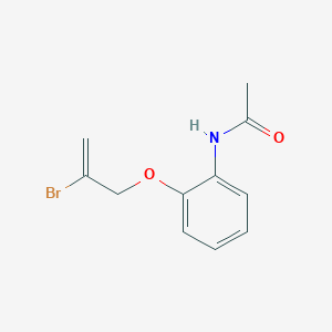 molecular formula C11H12BrNO2 B14903725 n-(2-((2-Bromoallyl)oxy)phenyl)acetamide 