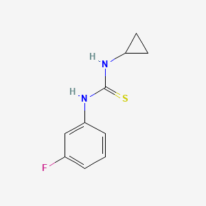 molecular formula C10H11FN2S B14903729 1-Cyclopropyl-3-(3-fluorophenyl)thiourea 