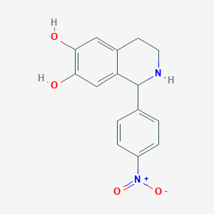 molecular formula C15H14N2O4 B14903784 1-(4-Nitrophenyl)-1,2,3,4-tetrahydroisoquinoline-6,7-diol 