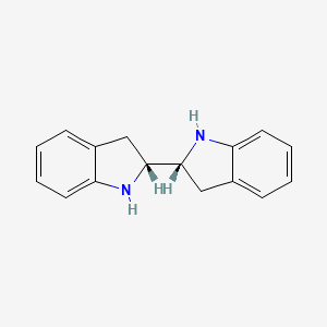 molecular formula C16H16N2 B14903800 (2R,2'R)-2,2'-Biindoline 