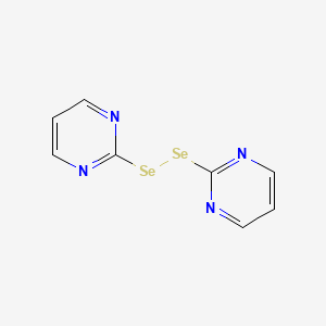 molecular formula C8H6N4Se2 B14903823 Dipyrimidin-2-yl diselenide 