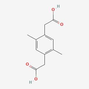 molecular formula C12H14O4 B14903836 2,2'-(2,5-Dimethylbenzene-1,4-diyl)diacetic acid 