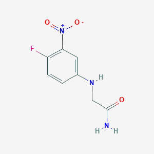 2-((4-Fluoro-3-nitrophenyl)amino)acetamide