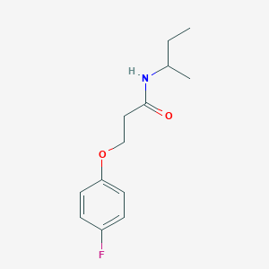 molecular formula C13H18FNO2 B14903856 n-(Sec-butyl)-3-(4-fluorophenoxy)propanamide 