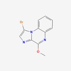 molecular formula C11H8BrN3O B14903867 1-Bromo-4-methoxyimidazo[1,2-a]quinoxaline 