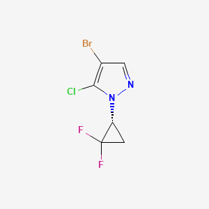 (R)-4-Bromo-5-chloro-1-(2,2-difluorocyclopropyl)-1H-pyrazole