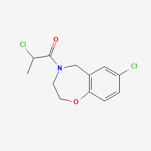 2-Chloro-1-(7-chloro-2,3,4,5-tetrahydro-1,4-benzoxazepin-4-yl)propan-1-one