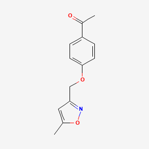 1-(4-((5-Methylisoxazol-3-yl)methoxy)phenyl)ethan-1-one