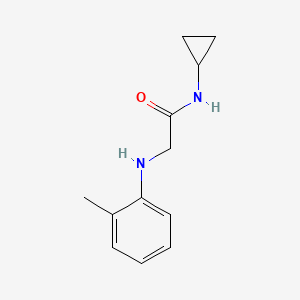 molecular formula C12H16N2O B14903947 n-Cyclopropyl-2-(o-tolylamino)acetamide 