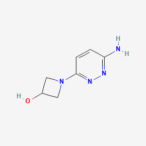 1-(6-Aminopyridazin-3-yl)azetidin-3-ol
