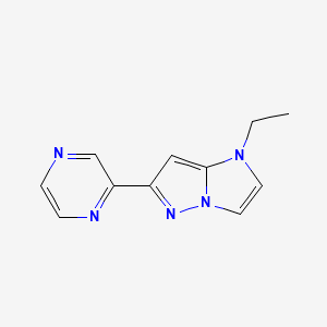 1-ethyl-6-(pyrazin-2-yl)-1H-imidazo[1,2-b]pyrazole