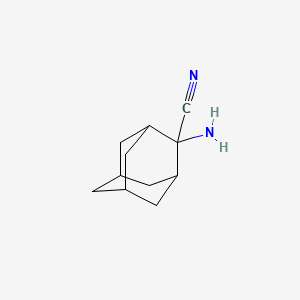 molecular formula C11H16N2 B14904040 2-Aminoadamantane-2-carbonitrile 