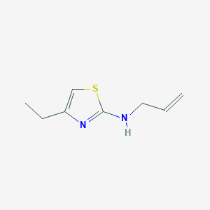 molecular formula C8H12N2S B14904044 n-Allyl-4-ethylthiazol-2-amine 