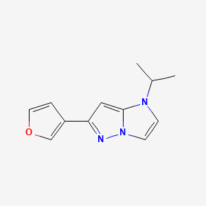 6-(furan-3-yl)-1-isopropyl-1H-imidazo[1,2-b]pyrazole