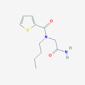 molecular formula C11H16N2O2S B14904070 N-(2-amino-2-oxoethyl)-N-butylthiophene-2-carboxamide 