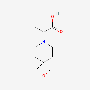 molecular formula C10H17NO3 B1490410 2-(2-Oxa-7-azaspiro[3.5]nonan-7-yl)propanoic acid CAS No. 2089700-66-1