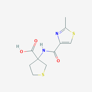 3-(2-Methylthiazole-4-carboxamido)tetrahydrothiophene-3-carboxylic acid