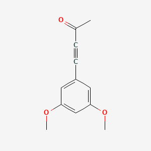 molecular formula C12H12O3 B14904106 4-(3,5-Dimethoxyphenyl)but-3-yn-2-one 