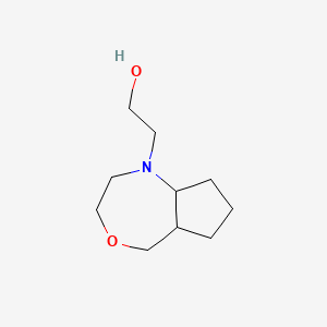 2-(octahydro-1H-cyclopenta[e][1,4]oxazepin-1-yl)ethan-1-ol