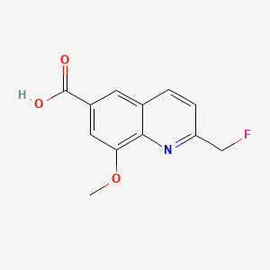 2-(Fluoromethyl)-8-methoxyquinoline-6-carboxylic acid