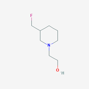 molecular formula C8H16FNO B1490413 2-(3-(Fluoromethyl)piperidin-1-yl)ethan-1-ol CAS No. 2090959-60-5