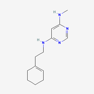 N4-(2-(cyclohex-1-en-1-yl)ethyl)-N6-methylpyrimidine-4,6-diamine