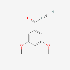 molecular formula C11H10O3 B14904153 1-(3,5-Dimethoxyphenyl)prop-2-yn-1-one 