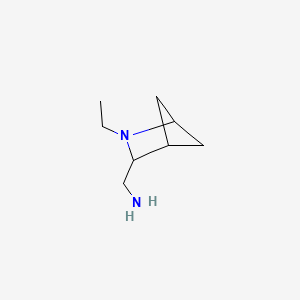 molecular formula C8H16N2 B14904173 (2-Ethyl-2-azabicyclo[2.1.1]hexan-3-yl)methanamine 