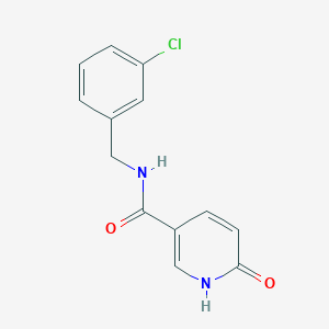 N-(3-chlorobenzyl)-6-oxo-1,6-dihydropyridine-3-carboxamide