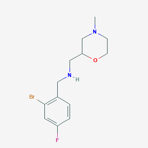 n-(2-Bromo-4-fluorobenzyl)-1-(4-methylmorpholin-2-yl)methanamine