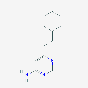 6-(2-Cyclohexylethyl)pyrimidin-4-amine