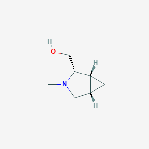 molecular formula C7H13NO B14904218 ((1R,2S,5S)-3-Methyl-3-azabicyclo[3.1.0]hexan-2-yl)methanol 