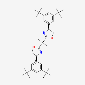 (4S,4'S)-2,2'-(Propane-2,2-diyl)bis(4-(3,5-di-tert-butylphenyl)-4,5-dihydrooxazole)