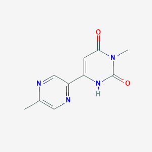 3-Methyl-6-(5-methylpyrazin-2-yl)-1,2,3,4-tetrahydropyrimidine-2,4-dione