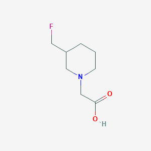 2-(3-(Fluoromethyl)piperidin-1-yl)acetic acid