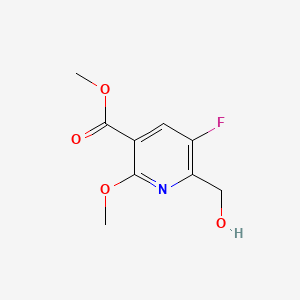 Methyl 5-fluoro-6-(hydroxymethyl)-2-methoxynicotinate