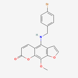 molecular formula C19H14BrNO4 B14904266 Anticancer agent 78 