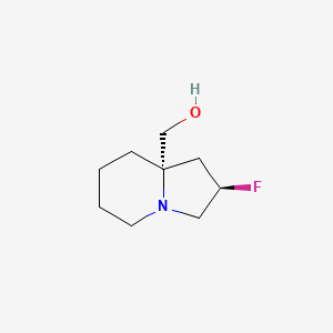 ((2R,8aS)-2-Fluorooctahydroindolizin-8a-yl)methanol