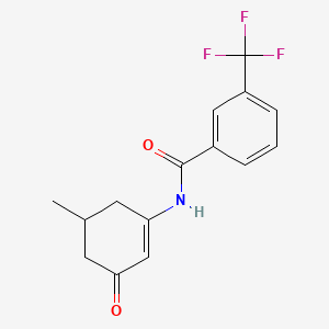 N-(5-methyl-3-oxocyclohexen-1-yl)-3-(trifluoromethyl)benzamide